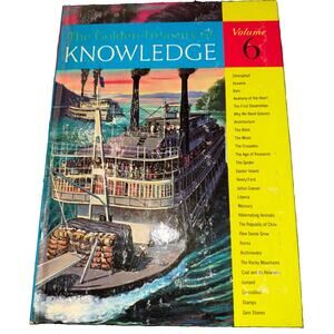The Golden Treasury of Knowledge, Volume 6 Hardcover Golden Press 1961